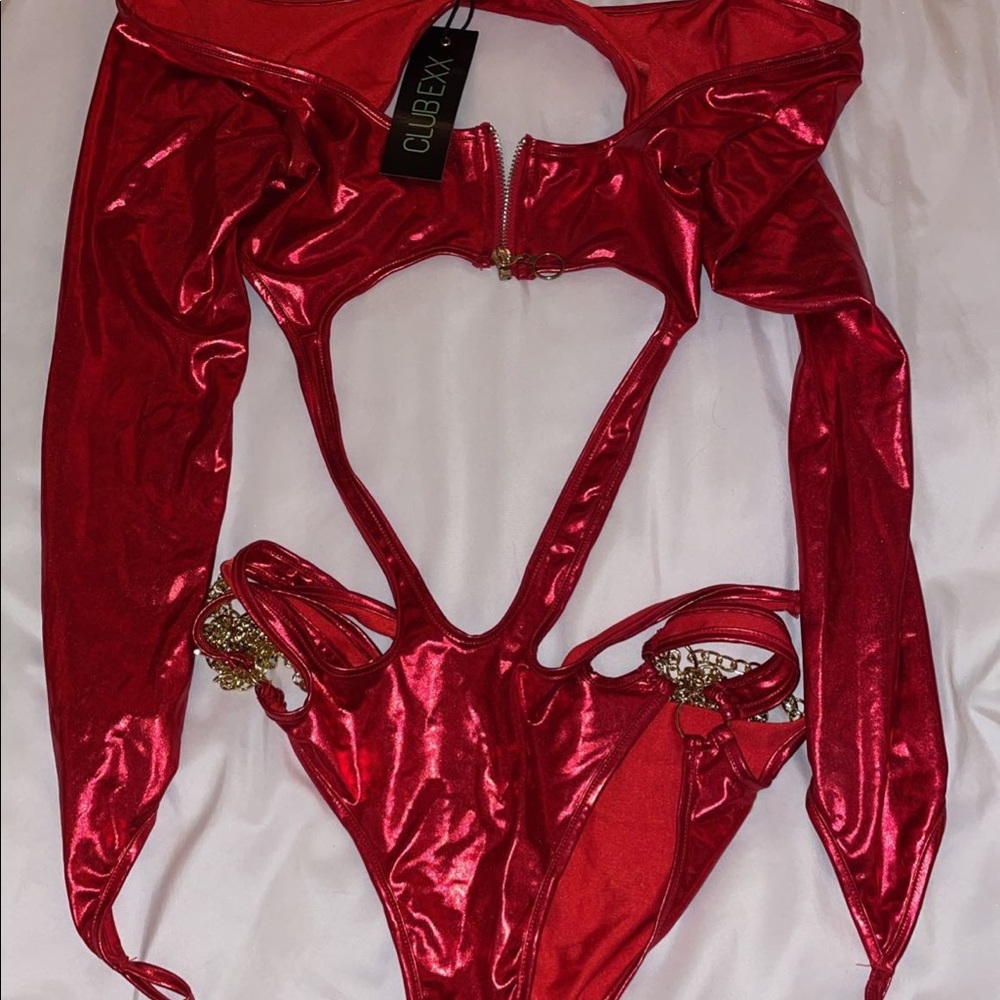 DollsKill Red Bodysuit